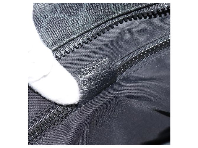Gucci Vintage Flat Messenger GG Canvas et cuir Small Noir - vue 7
