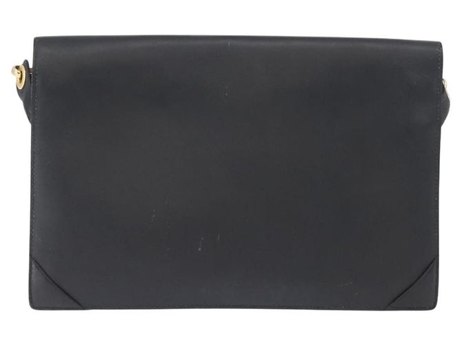 Céline Celine Cuero Vintage Negro - vista 2