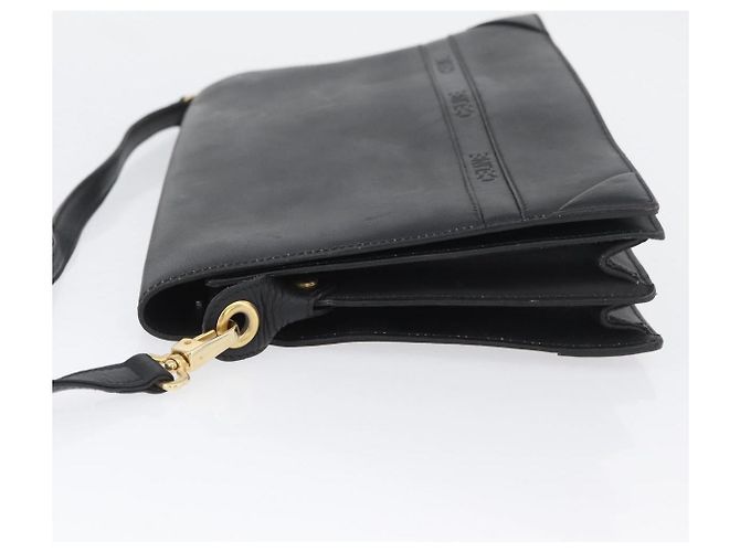 Céline Celine Cuero Vintage Negro - vista 4