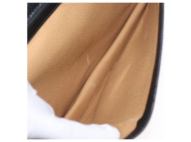 Céline Celine Cuero Vintage Negro - vista 6