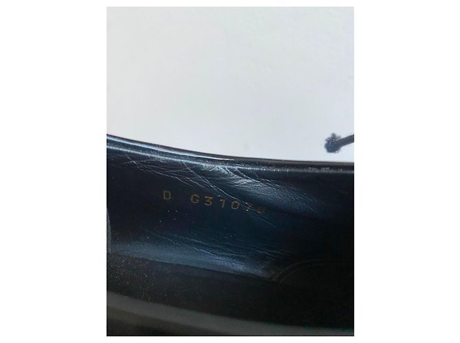 Scarpe Derby Chanel in Pelle Verniciata Nero - vista 6