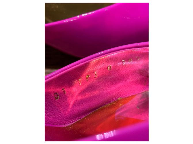 Valentino Garavani Mule Onestud in vernice rosa - vista 5
