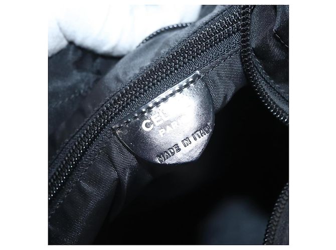 Céline Celine Circle logo Nylon Preto - vista 6