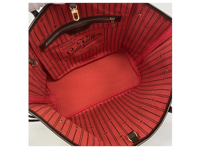 Borsa Tote Louis Vuitton Damier Neverfull MM Damier ebene - vista 4