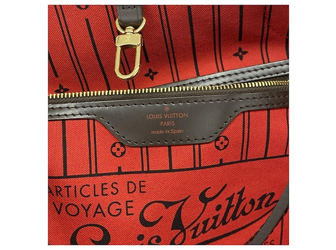 Borsa Tote Louis Vuitton Damier Neverfull MM Damier ebene - vista 5