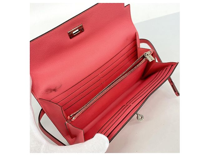 Hermès Hermes Kelly Long Wallet in Rose Azalee Pink - Ansicht 3
