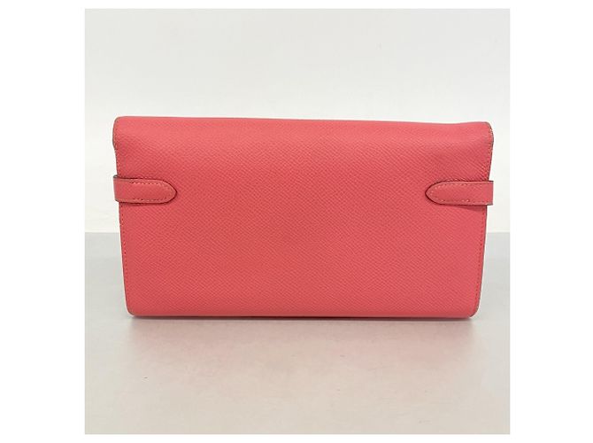 Hermès Hermes Kelly Long Wallet in Rose Azalee Pink - Ansicht 8