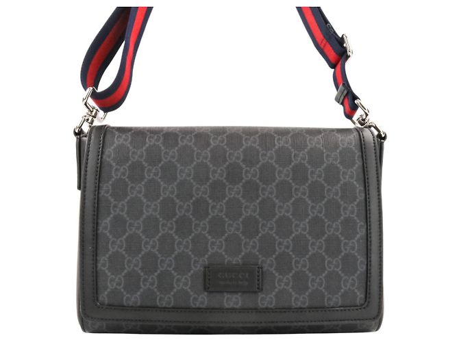 Borsa a tracolla Gucci GG Supreme Nero - vista 2