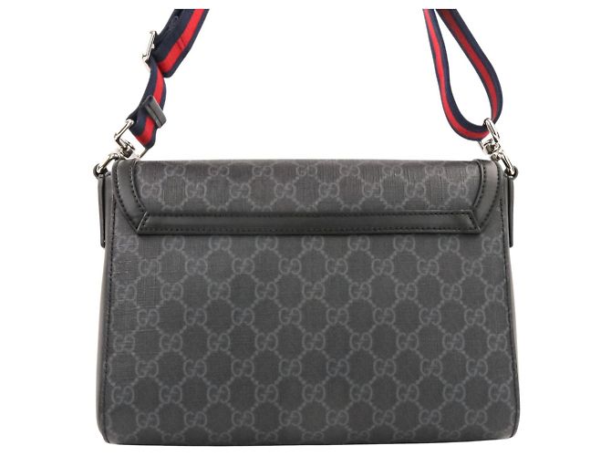 Borsa a tracolla Gucci GG Supreme Nero - vista 3