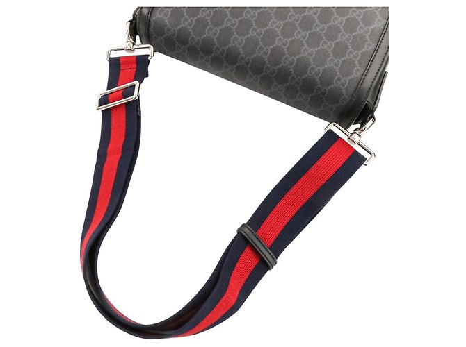 Borsa a tracolla Gucci GG Supreme Nero - vista 5