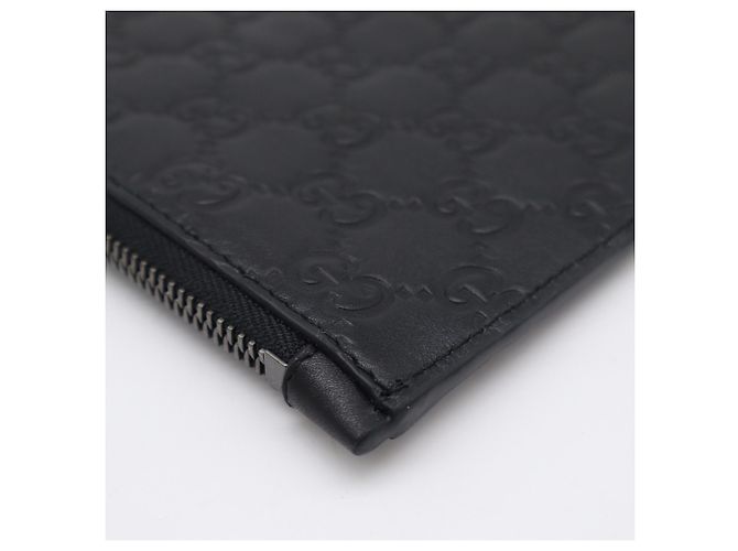 Clutch in pelle Shima Gucci Nero - vista 11