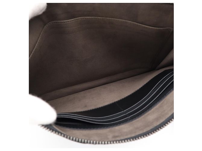 Clutch in pelle Shima Gucci Nero - vista 12