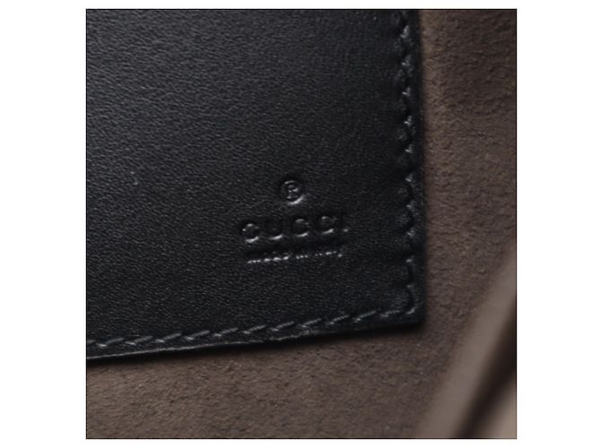 Clutch in pelle Shima Gucci Nero - vista 15