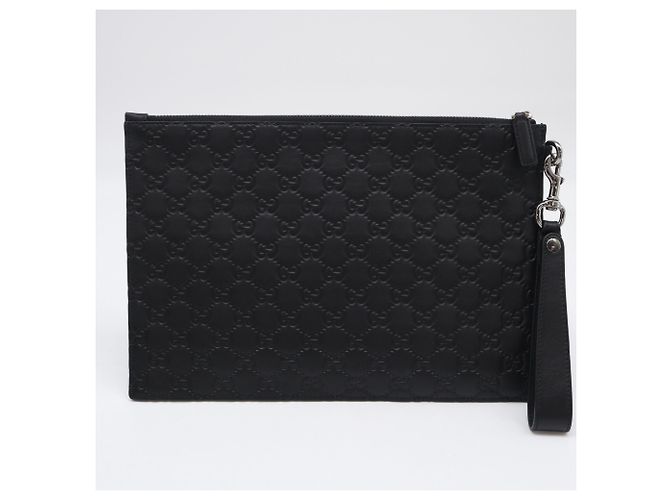 Clutch in pelle Shima Gucci Nero - vista 2