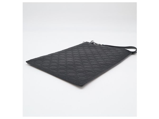 Clutch in pelle Shima Gucci Nero - vista 6