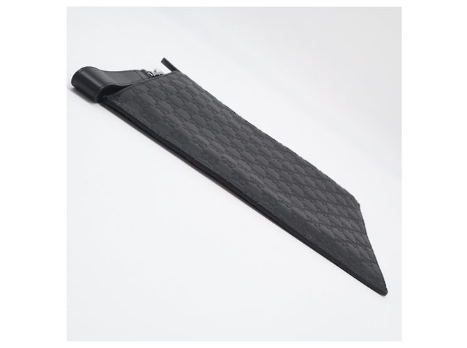 Clutch in pelle Shima Gucci Nero - vista 7