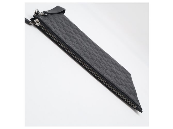 Clutch in pelle Shima Gucci Nero - vista 8