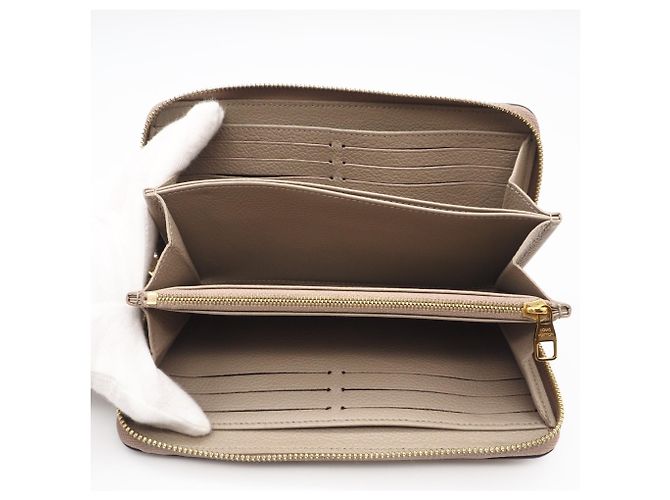 Louis Vuitton Monogram Empreinte Bicolor Zippy Wallet Beige - Ansicht 11