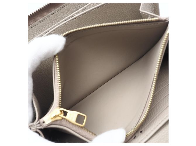 Louis Vuitton Monogram Empreinte Bicolor Zippy Wallet Beige - Ansicht 12