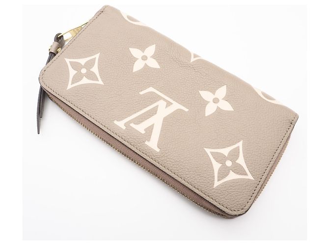Louis Vuitton Monogram Empreinte Bicolor Zippy Wallet Beige - Ansicht 2