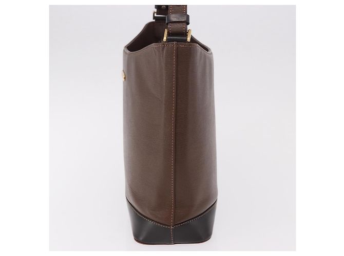 Burberry Vintage Leather Marrom - vista 3