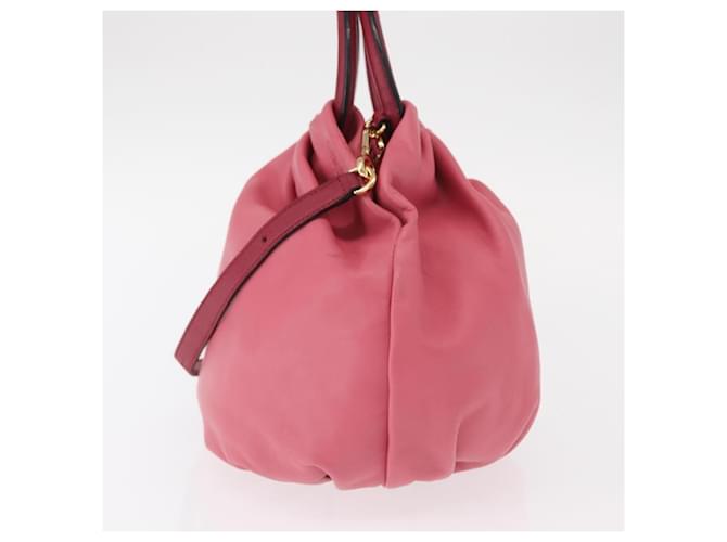 Loewe Bounce Lambskin Small Rosa - vista 3
