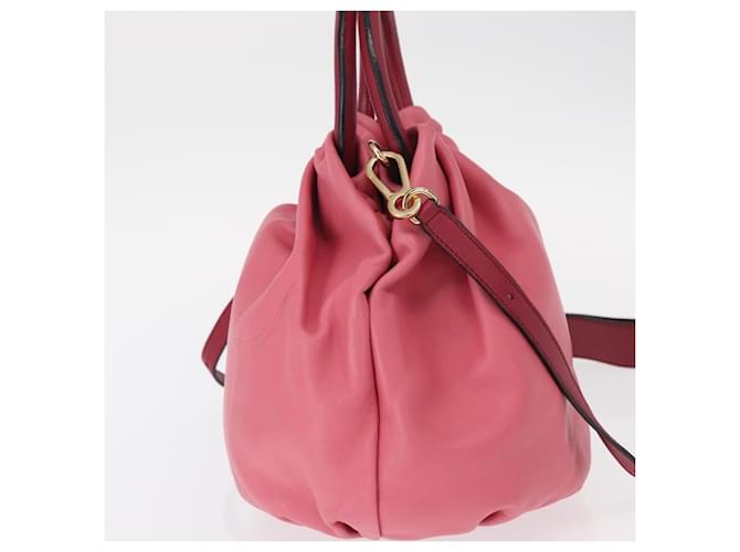 Loewe Bounce Lambskin Small Rosa - vista 4