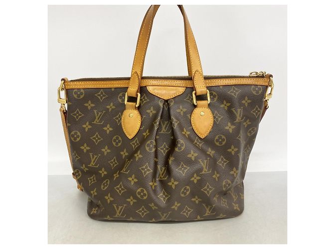 Borsa Louis Vuitton Monogram Palermo PM Marrone - vista 12