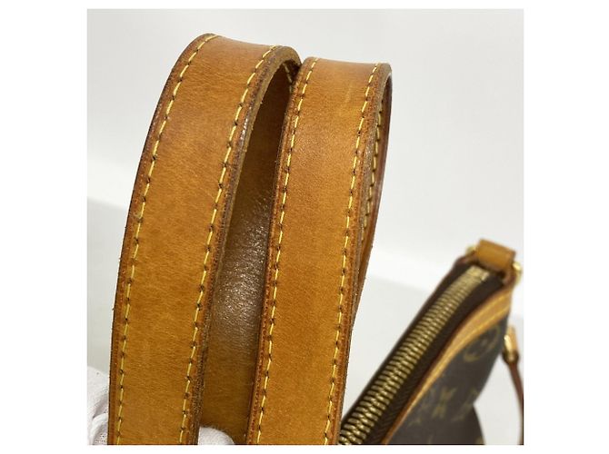 Borsa Louis Vuitton Monogram Palermo PM Marrone - vista 8