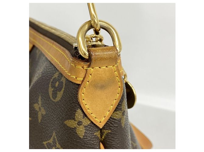 Borsa Louis Vuitton Monogram Palermo PM Marrone - vista 9