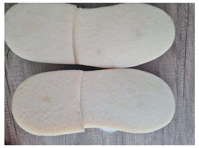 Stivaletti Clarks x Sandro in scamosciato e pelle di pecora Beige - vista 5