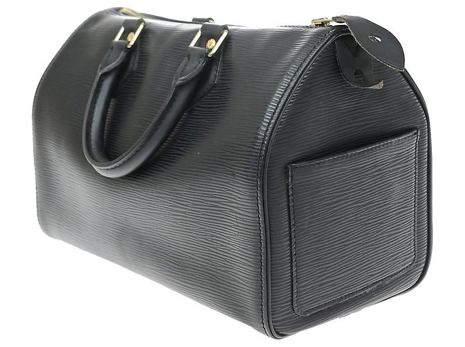 Louis Vuitton Speedy Epi Leather 25 Nero - vista 4