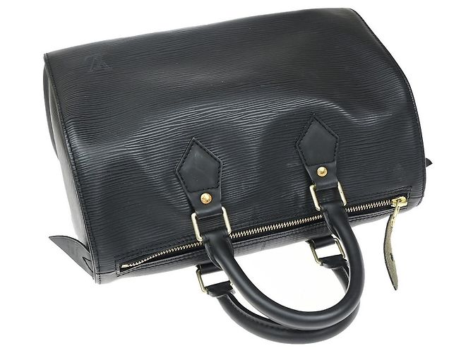 Louis Vuitton Speedy Epi Leather 25 Nero - vista 6