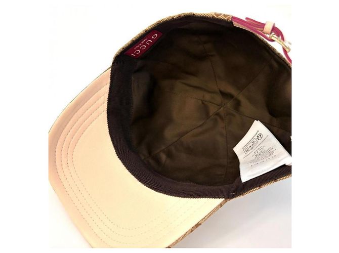 Gucci x Yuko Higuchi Japan Limited Collaboration Baseball Cap Braun Pink - Ansicht 5