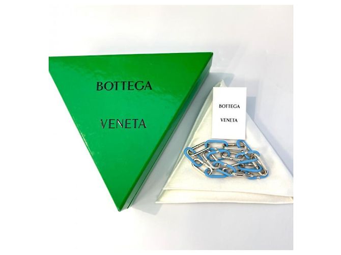 Collana choker a catena SV925 Bottega Veneta Argento Blu - vista 5