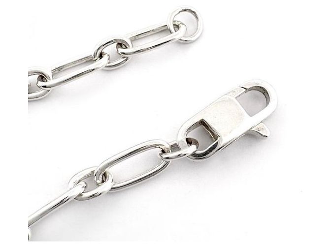 Bracciale charm Tiffany & Co. 1837 Small Double Lock Argento - vista 4