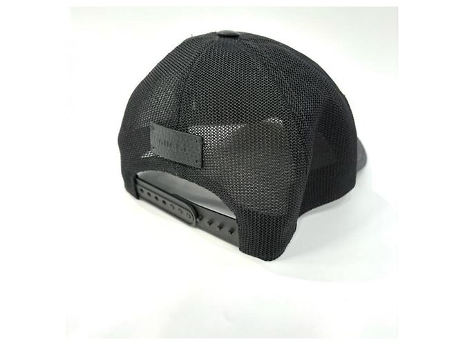 Gucci GG Pattern Nylon Mesh Baseball Cap Black - view 2