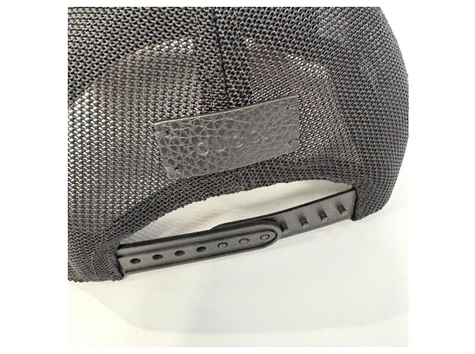 Gucci GG Pattern Nylon Mesh Baseball Cap Black - view 6
