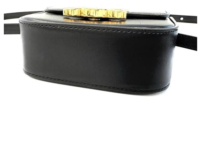 Céline Borsa a Spalla Celine Triomphe Mini Claude Nero - vista 3