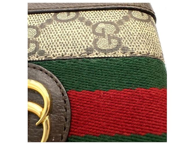 Ophidia Gucci Bi-fold Wallet in GG Supreme Braun Beige - Ansicht 9