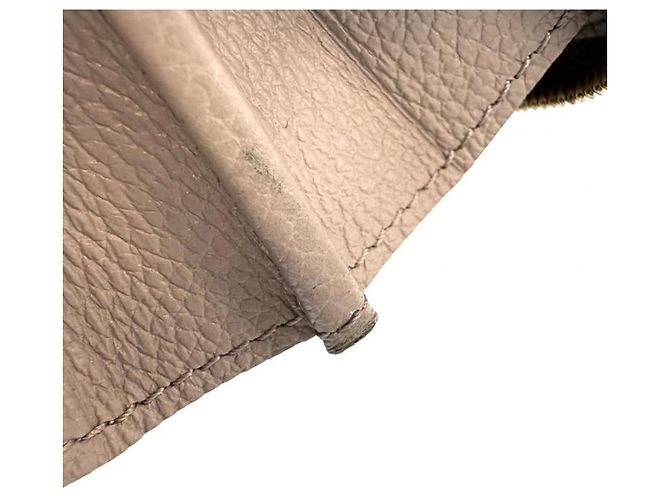 Monedero Zippy Monogram Empreinte Louis Vuitton Beige - vista 7