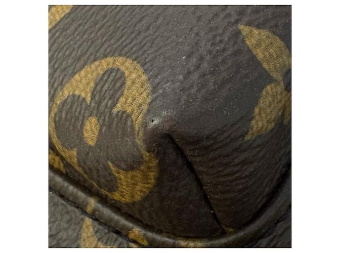 Zaino Louis Vuitton Monogram Palm Springs Marrone Nero Monogramma - vista 10