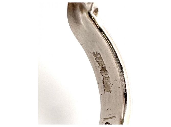Tiffany & Co. Vintage Hook & Eye Ring Silber Golden - Ansicht 5