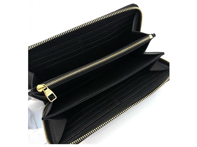 Louis Vuitton Monogram Empreinte Zippy Wallet Schwarz - Ansicht 3