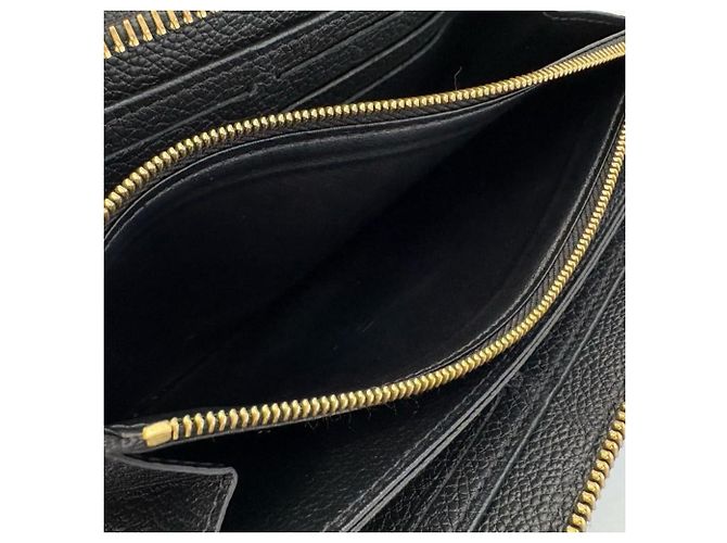 Louis Vuitton Monogram Empreinte Zippy Wallet Schwarz - Ansicht 5