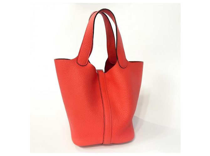 Hermès Hermes Picotin Lock PM Handtasche Rot - Ansicht 2