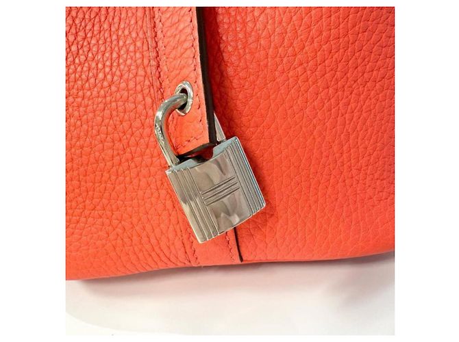 Hermès Hermes Picotin Lock PM Handtasche Rot - Ansicht 4