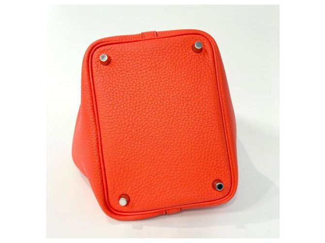 Hermès Hermes Picotin Lock PM Handtasche Rot - Ansicht 5