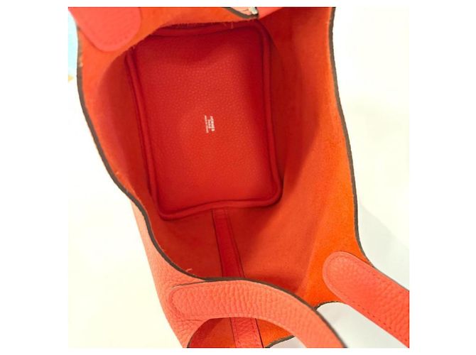 Hermès Hermes Picotin Lock PM Handtasche Rot - Ansicht 6