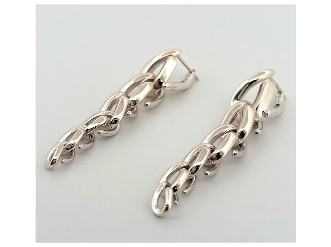 Tiffany & Co. Forge Drop Link Ohrringe Silber - Ansicht 4